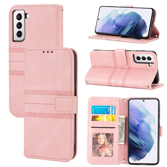 Embossed Stripes Skin Feel Leather Phone Case, For Samsung Galaxy S23+ 5G, For Samsung Galaxy S23 Ultra 5G, For Samsung Galaxy A14 5G, For Samsung Galaxy A34 5G, For Samsung Galaxy A54 5G