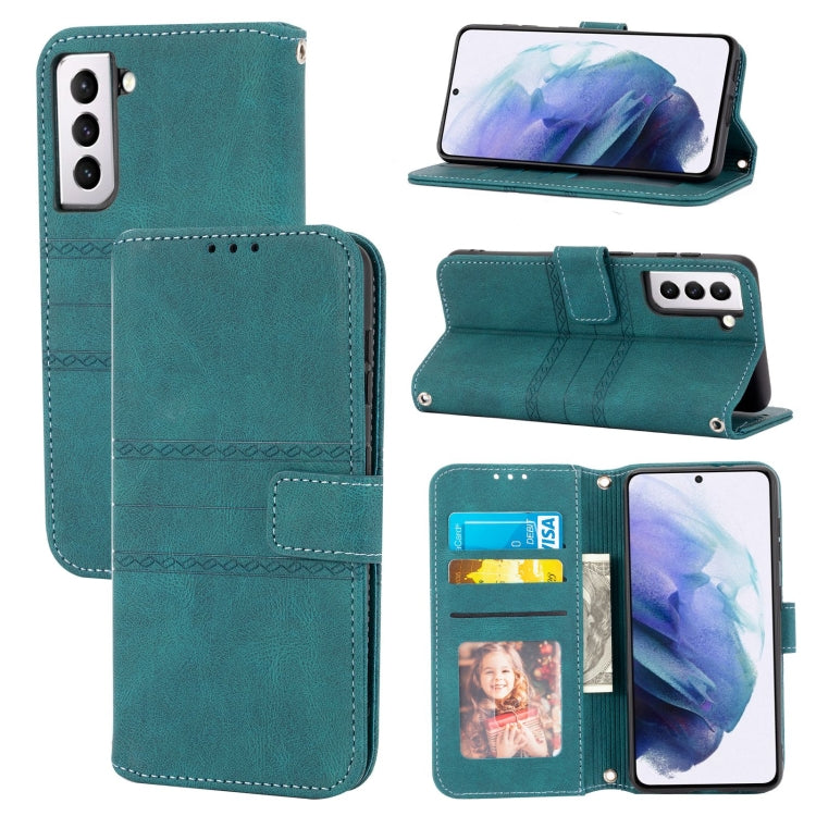 Embossed Stripes Skin Feel Leather Phone Case, For Samsung Galaxy S23+ 5G, For Samsung Galaxy S23 Ultra 5G, For Samsung Galaxy A14 5G, For Samsung Galaxy A34 5G, For Samsung Galaxy A54 5G