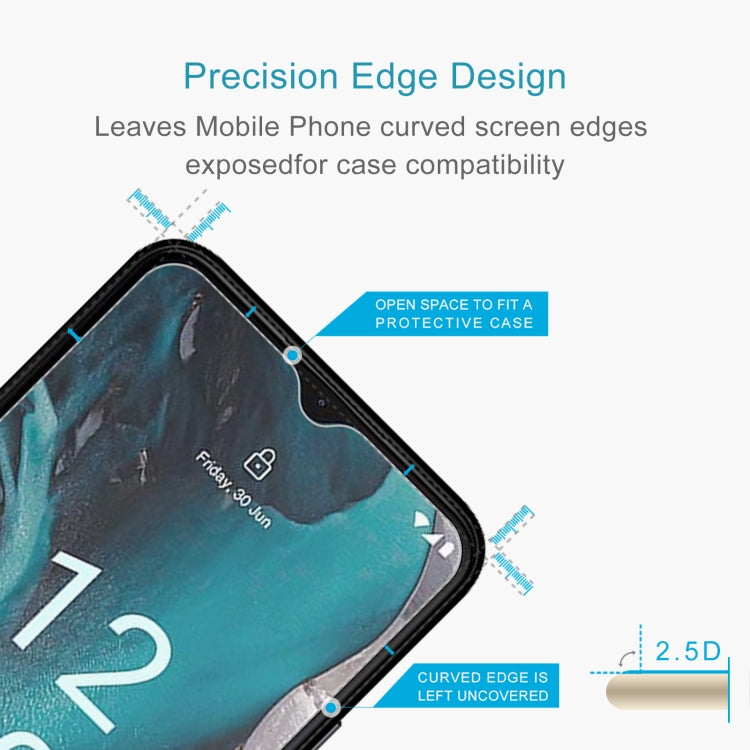 50pcs 0.26mm 9H 2.5D Tempered Glass Film, For Nokia C22 (50 PCS), For Honor 8A Prime (50 PCS)