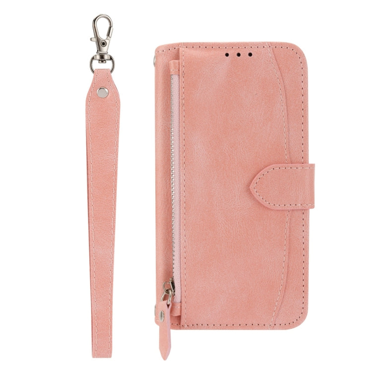 Oil Skin Zipper Wallet Leather Phone Case, For Samsung Galaxy A14 5G, For Samsung Galaxy A34 5G, For Samsung Galaxy A54 5G