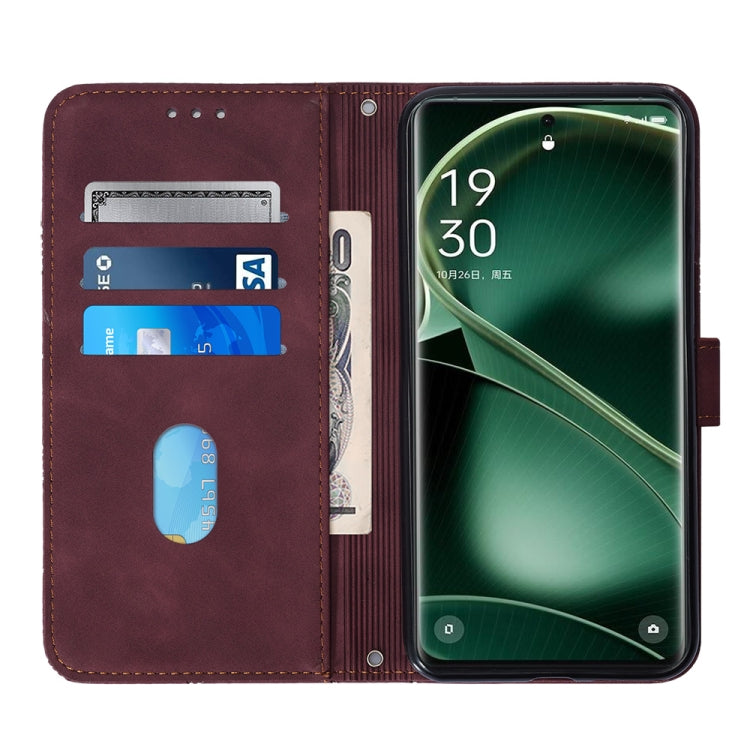 Crossbody 3D Embossed Flip Leather Phone Case, For OPPO Find X6, For OPPO Find X6 Pro, For OPPO Reno8 T 5G / A1 Pro 5G Global, For Realme 10 4G, For Realme 10 Pro 5G, For Realme 10 Pro+ 5G, For Realme C55, For Realme GT Neo 5  5G / GT 3