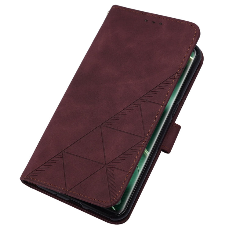Crossbody 3D Embossed Flip Leather Phone Case, For OPPO Find X6, For OPPO Find X6 Pro, For OPPO Reno8 T 5G / A1 Pro 5G Global, For Realme 10 4G, For Realme 10 Pro 5G, For Realme 10 Pro+ 5G, For Realme C55, For Realme GT Neo 5  5G / GT 3