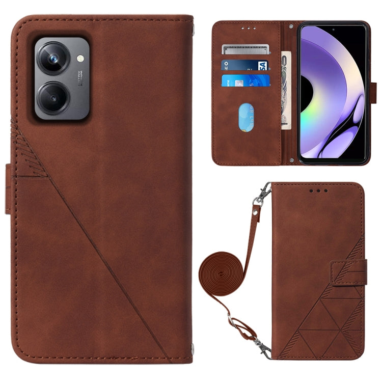 Crossbody 3D Embossed Flip Leather Phone Case, For OPPO Find X6, For OPPO Find X6 Pro, For OPPO Reno8 T 5G / A1 Pro 5G Global, For Realme 10 4G, For Realme 10 Pro 5G, For Realme 10 Pro+ 5G, For Realme C55, For Realme GT Neo 5  5G / GT 3