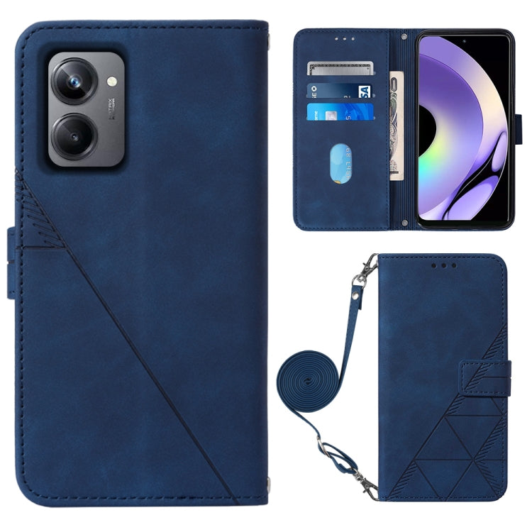 Crossbody 3D Embossed Flip Leather Phone Case, For OPPO Find X6, For OPPO Find X6 Pro, For OPPO Reno8 T 5G / A1 Pro 5G Global, For Realme 10 4G, For Realme 10 Pro 5G, For Realme 10 Pro+ 5G, For Realme C55, For Realme GT Neo 5  5G / GT 3