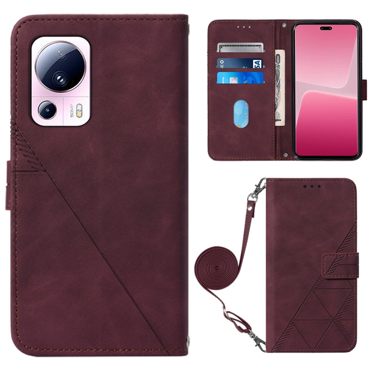 Crossbody 3D Embossed Flip Leather Phone Case, For Google Pixel 8, For Google Pixel 8 Pro, For Xiaomi Redmi Note 12 4G Global, For Xiaomi Redmi Note 12 Pro+ 5G Global, For Xiaomi 13, For Xiaomi 13 Lite 5G, For Xiaomi 13 Pro, For Xiaomi Poco X5 Pro 5G