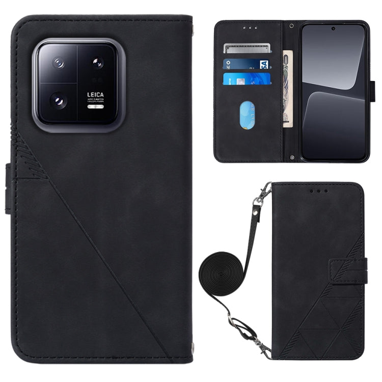 Crossbody 3D Embossed Flip Leather Phone Case, For Google Pixel 8, For Google Pixel 8 Pro, For Xiaomi Redmi Note 12 4G Global, For Xiaomi Redmi Note 12 Pro+ 5G Global, For Xiaomi 13, For Xiaomi 13 Lite 5G, For Xiaomi 13 Pro, For Xiaomi Poco X5 Pro 5G