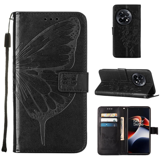 Embossed Butterfly Leather Phone Case, For OnePlus Ace 2 5G / 11R 5G, For Motorola Moto G Stylus 5G 2023, For Realme 10 4G, For Realme 10 Pro 5G, For Realme 10 Pro+ 5G, For Realme C55