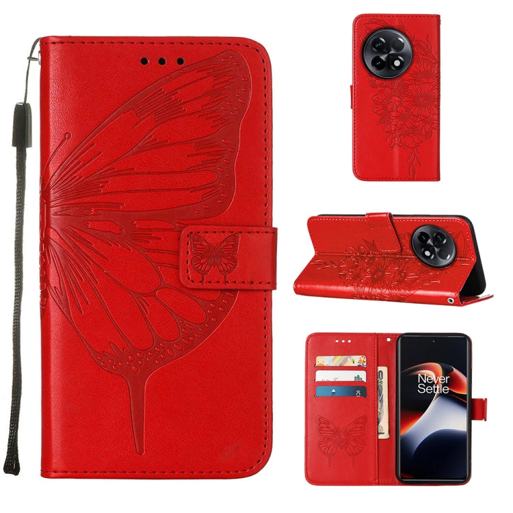 Embossed Butterfly Leather Phone Case, For OnePlus Ace 2 5G / 11R 5G, For Motorola Moto G Stylus 5G 2023, For Realme 10 4G, For Realme 10 Pro 5G, For Realme 10 Pro+ 5G, For Realme C55