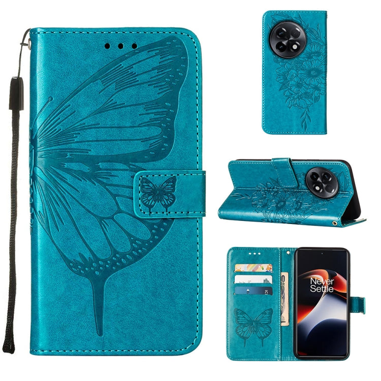 Embossed Butterfly Leather Phone Case, For OnePlus Ace 2 5G / 11R 5G, For Motorola Moto G Stylus 5G 2023, For Realme 10 4G, For Realme 10 Pro 5G, For Realme 10 Pro+ 5G, For Realme C55