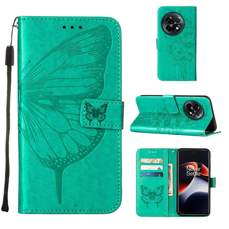 Embossed Butterfly Leather Phone Case, For OnePlus Ace 2 5G / 11R 5G, For Motorola Moto G Stylus 5G 2023, For Realme 10 4G, For Realme 10 Pro 5G, For Realme 10 Pro+ 5G, For Realme C55