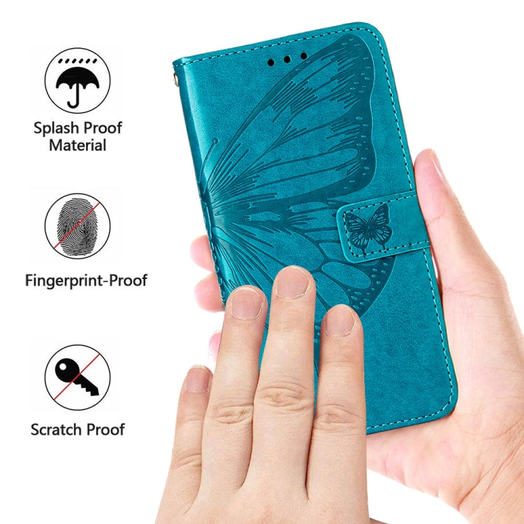 Embossed Butterfly Leather Phone Case, For OnePlus Ace 2 5G / 11R 5G, For Motorola Moto G Stylus 5G 2023, For Realme 10 4G, For Realme 10 Pro 5G, For Realme 10 Pro+ 5G, For Realme C55