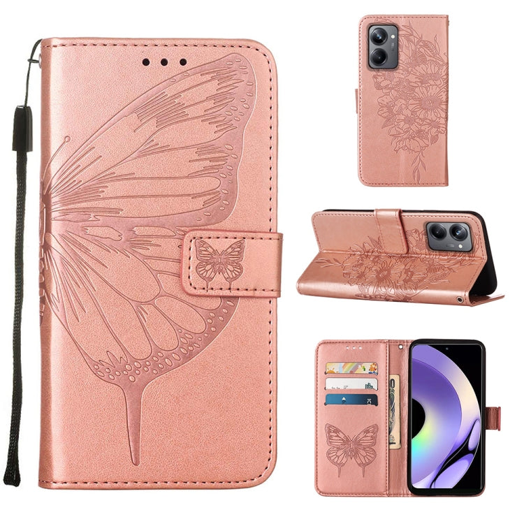 Embossed Butterfly Leather Phone Case, For OnePlus Ace 2 5G / 11R 5G, For Motorola Moto G Stylus 5G 2023, For Realme 10 4G, For Realme 10 Pro 5G, For Realme 10 Pro+ 5G, For Realme C55