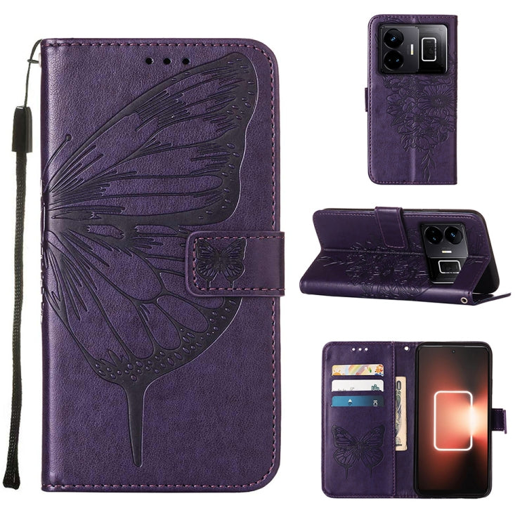 Embossed Butterfly Leather Phone Case, For Realme GT Neo 5 5G / GT3, For OPPO A1 Pro / Reno8 T 5G, For Xiaomi Redmi Note 12 4G Global, For Xiaomi Redmi Note 12 Pro+ 5G / Note 12 Explorer, For Xiaomi Redmi Note 12 Pro+ 5G, For Xiaomi 13                 ...