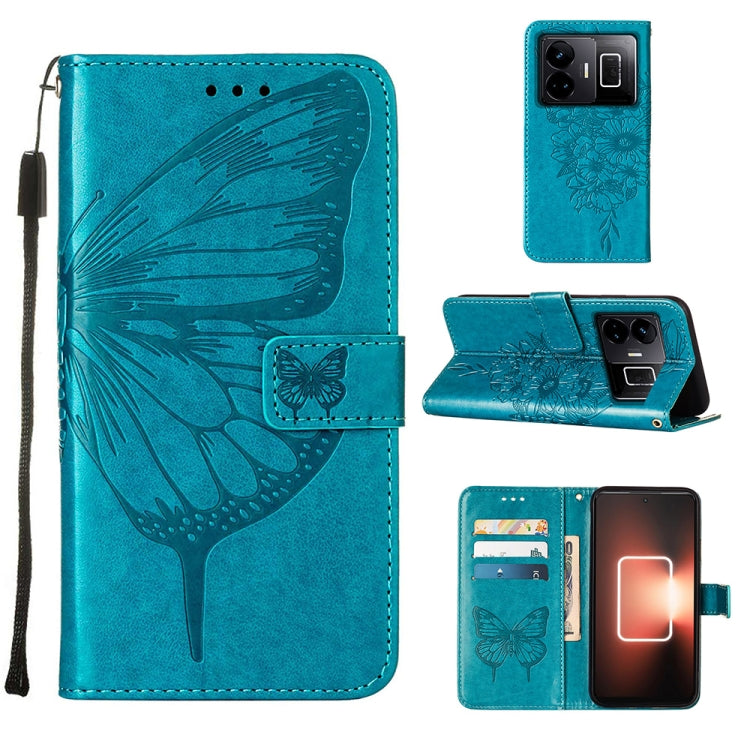 Embossed Butterfly Leather Phone Case, For Realme GT Neo 5 5G / GT3, For OPPO A1 Pro / Reno8 T 5G, For Xiaomi Redmi Note 12 4G Global, For Xiaomi Redmi Note 12 Pro+ 5G / Note 12 Explorer, For Xiaomi Redmi Note 12 Pro+ 5G, For Xiaomi 13                 ...