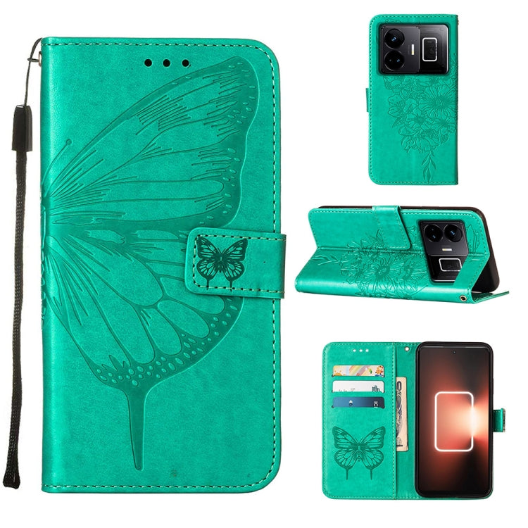Embossed Butterfly Leather Phone Case, For Realme GT Neo 5 5G / GT3, For OPPO A1 Pro / Reno8 T 5G, For Xiaomi Redmi Note 12 4G Global, For Xiaomi Redmi Note 12 Pro+ 5G / Note 12 Explorer, For Xiaomi Redmi Note 12 Pro+ 5G, For Xiaomi 13                 ...
