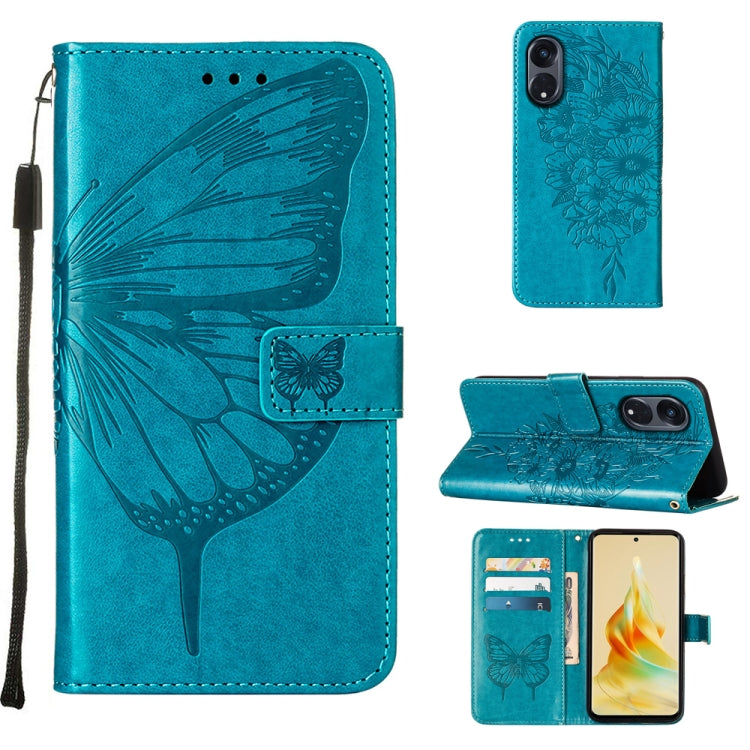 Embossed Butterfly Leather Phone Case, For Realme GT Neo 5 5G / GT3, For OPPO A1 Pro / Reno8 T 5G, For Xiaomi Redmi Note 12 4G Global, For Xiaomi Redmi Note 12 Pro+ 5G / Note 12 Explorer, For Xiaomi Redmi Note 12 Pro+ 5G, For Xiaomi 13                 ...