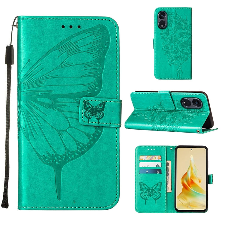 Embossed Butterfly Leather Phone Case, For Realme GT Neo 5 5G / GT3, For OPPO A1 Pro / Reno8 T 5G, For Xiaomi Redmi Note 12 4G Global, For Xiaomi Redmi Note 12 Pro+ 5G / Note 12 Explorer, For Xiaomi Redmi Note 12 Pro+ 5G, For Xiaomi 13                 ...