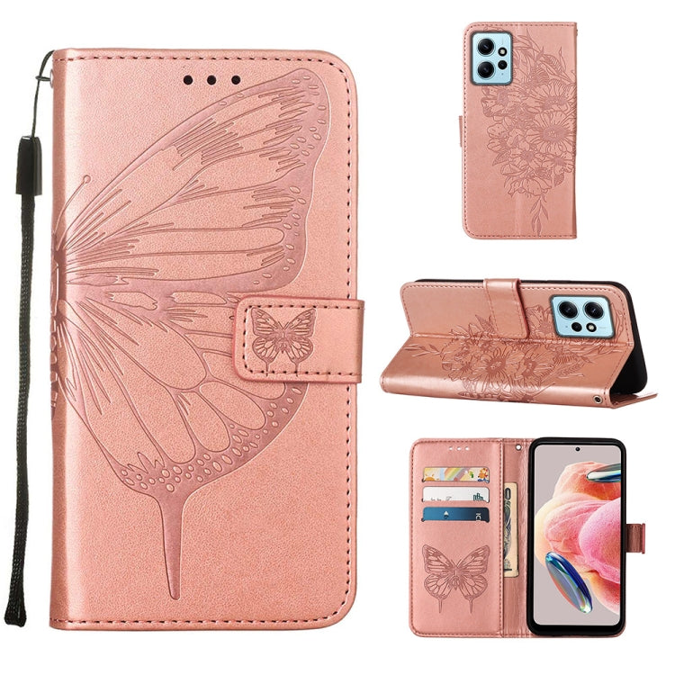 Embossed Butterfly Leather Phone Case, For Realme GT Neo 5 5G / GT3, For OPPO A1 Pro / Reno8 T 5G, For Xiaomi Redmi Note 12 4G Global, For Xiaomi Redmi Note 12 Pro+ 5G / Note 12 Explorer, For Xiaomi Redmi Note 12 Pro+ 5G, For Xiaomi 13                 ...