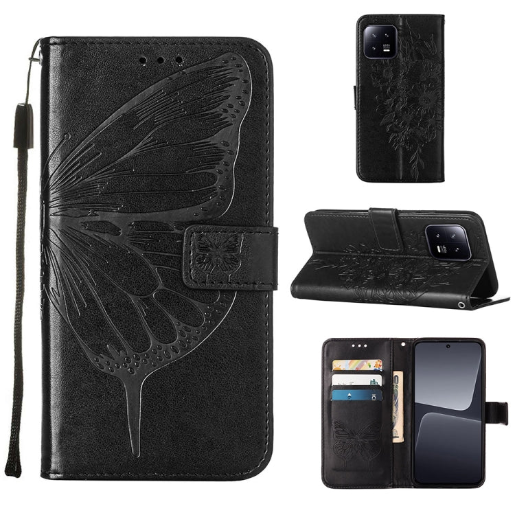Embossed Butterfly Leather Phone Case, For Realme GT Neo 5 5G / GT3, For OPPO A1 Pro / Reno8 T 5G, For Xiaomi Redmi Note 12 4G Global, For Xiaomi Redmi Note 12 Pro+ 5G / Note 12 Explorer, For Xiaomi Redmi Note 12 Pro+ 5G, For Xiaomi 13                 ...