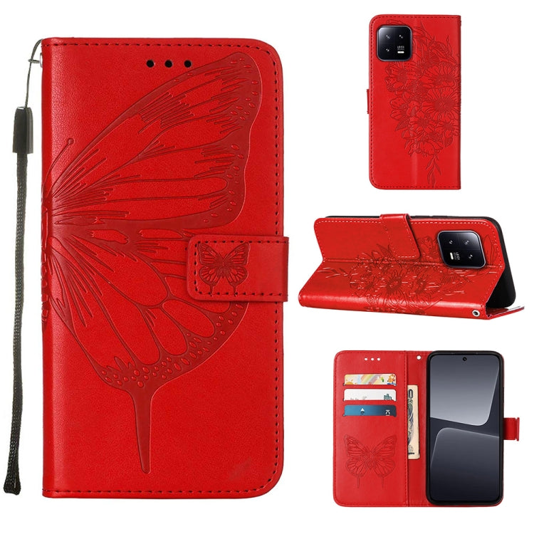 Embossed Butterfly Leather Phone Case, For Realme GT Neo 5 5G / GT3, For OPPO A1 Pro / Reno8 T 5G, For Xiaomi Redmi Note 12 4G Global, For Xiaomi Redmi Note 12 Pro+ 5G / Note 12 Explorer, For Xiaomi Redmi Note 12 Pro+ 5G, For Xiaomi 13                 ...