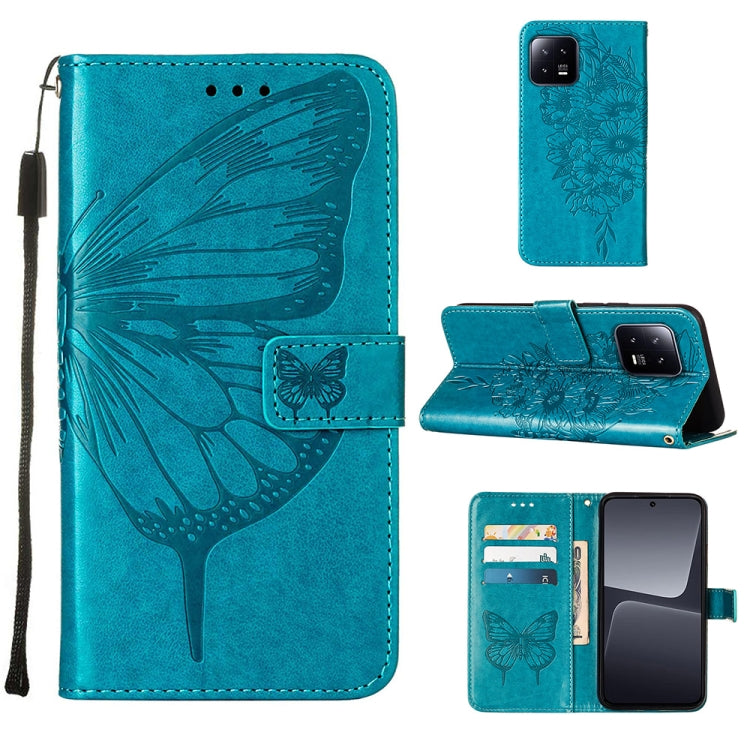 Embossed Butterfly Leather Phone Case, For Realme GT Neo 5 5G / GT3, For OPPO A1 Pro / Reno8 T 5G, For Xiaomi Redmi Note 12 4G Global, For Xiaomi Redmi Note 12 Pro+ 5G / Note 12 Explorer, For Xiaomi Redmi Note 12 Pro+ 5G, For Xiaomi 13                 ...