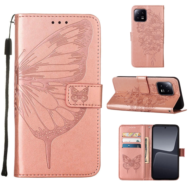 Embossed Butterfly Leather Phone Case, For Realme GT Neo 5 5G / GT3, For OPPO A1 Pro / Reno8 T 5G, For Xiaomi Redmi Note 12 4G Global, For Xiaomi Redmi Note 12 Pro+ 5G / Note 12 Explorer, For Xiaomi Redmi Note 12 Pro+ 5G, For Xiaomi 13                 ...