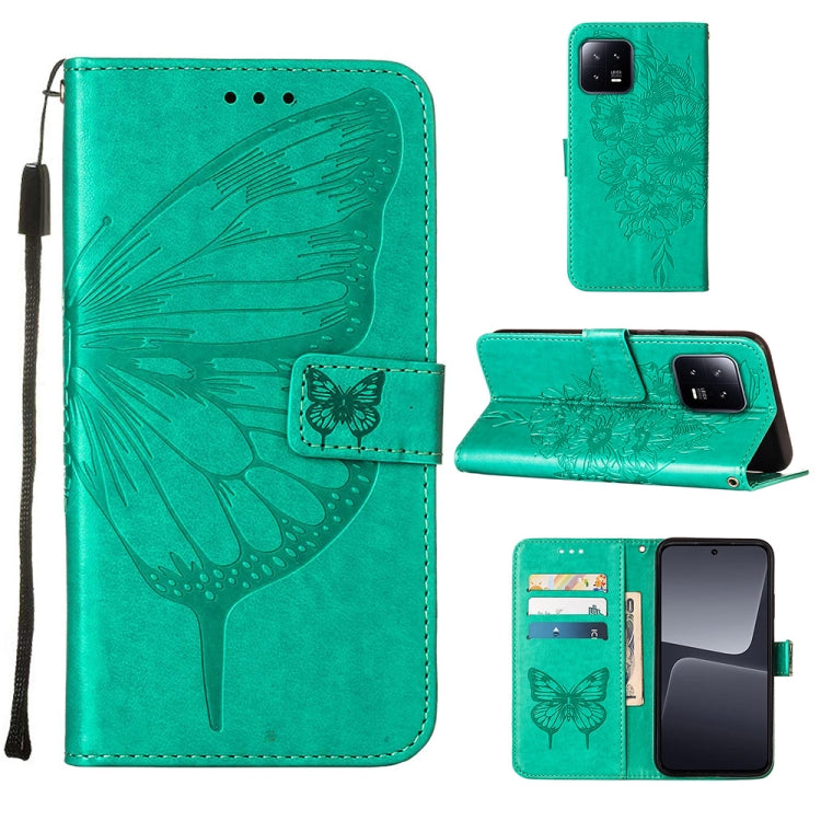 Embossed Butterfly Leather Phone Case, For Realme GT Neo 5 5G / GT3, For OPPO A1 Pro / Reno8 T 5G, For Xiaomi Redmi Note 12 4G Global, For Xiaomi Redmi Note 12 Pro+ 5G / Note 12 Explorer, For Xiaomi Redmi Note 12 Pro+ 5G, For Xiaomi 13                 ...