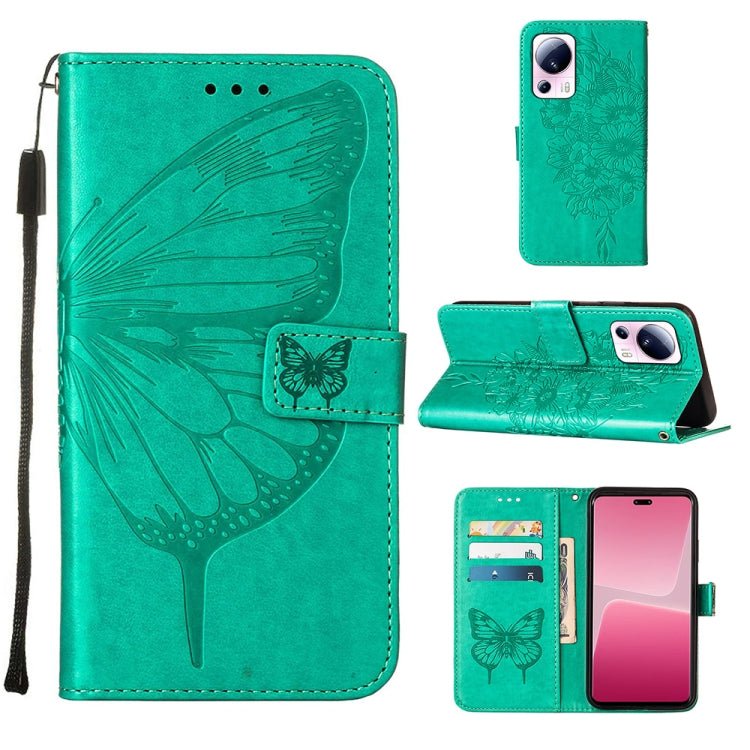 Embossed Butterfly Leather Phone Case, For Realme GT Neo 5 5G / GT3, For OPPO A1 Pro / Reno8 T 5G, For Xiaomi Redmi Note 12 4G Global, For Xiaomi Redmi Note 12 Pro+ 5G / Note 12 Explorer, For Xiaomi Redmi Note 12 Pro+ 5G, For Xiaomi 13                 ...