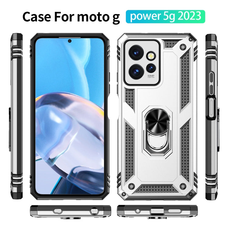 Shockproof TPU + PC Phone Case with Holder, For Motorola Moto G Power 5G 2023, For Xiaomi Redmi 12C / 11A, For Xiaomi Mi 11 Ultra