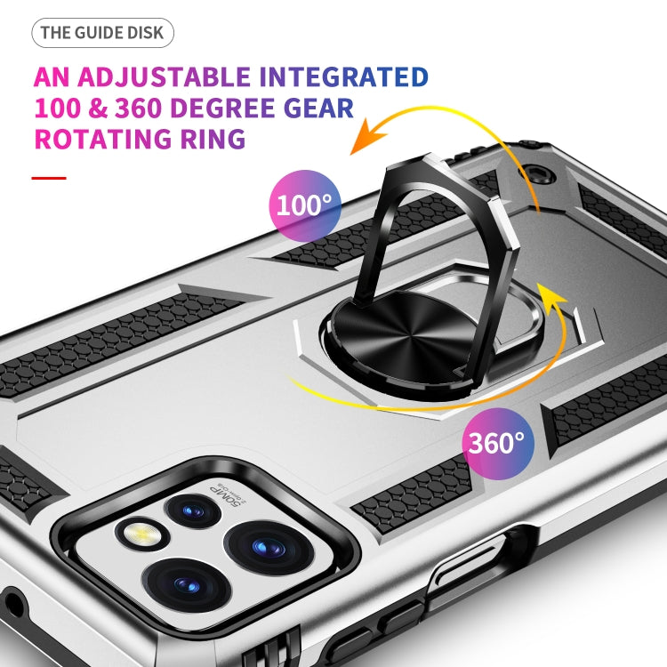 Shockproof TPU + PC Phone Case with Holder, For Motorola Moto G Power 5G 2023, For Xiaomi Redmi 12C / 11A, For Xiaomi Mi 11 Ultra