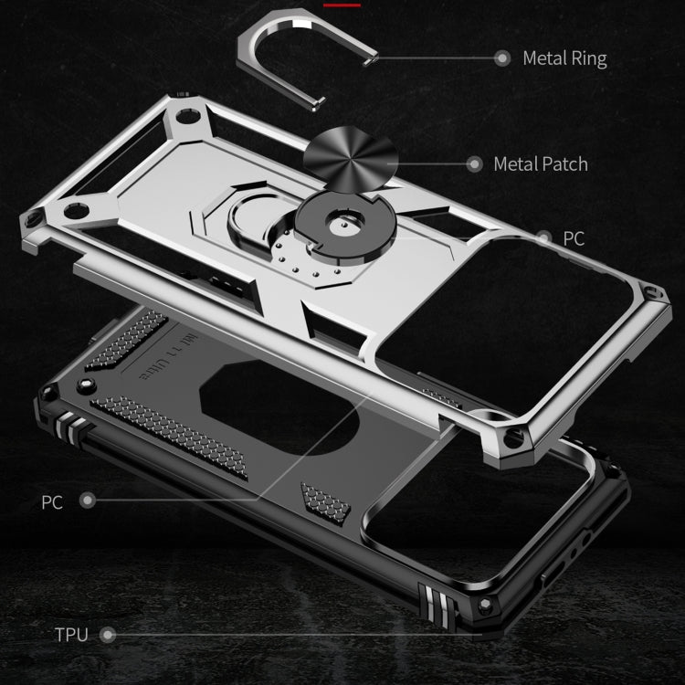 Shockproof TPU + PC Phone Case with Holder, For Motorola Moto G Power 5G 2023, For Xiaomi Redmi 12C / 11A, For Xiaomi Mi 11 Ultra