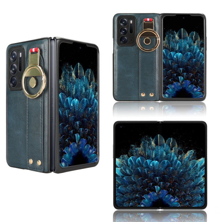 Wristband Leather Back Phone Case, For OPPO Find N2, For OPPO Find N3 / OnePlus Open, For OPPO Find N, For OPPO Find X6 5G, For OPPO Find X6 Pro 5G, For Realme C55