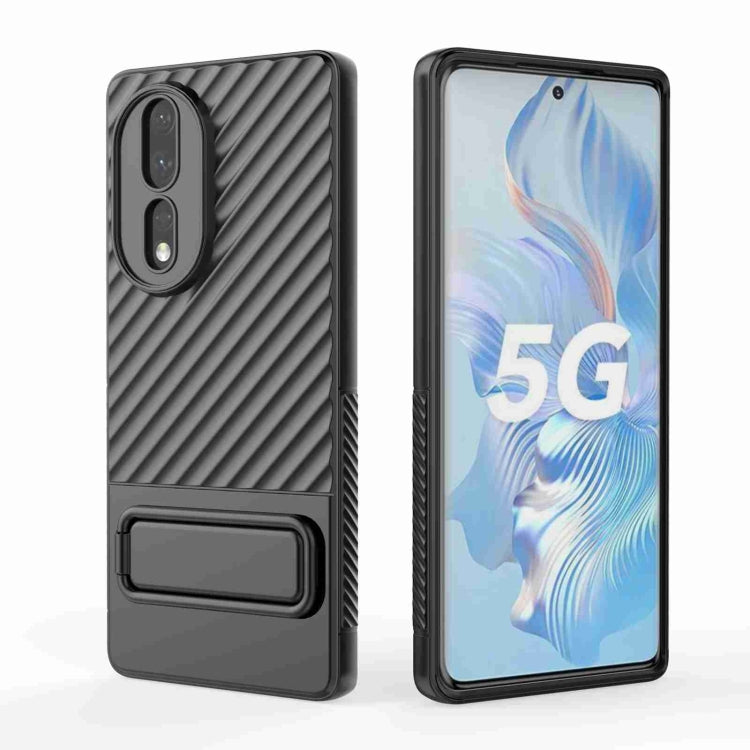 Wavy Texture TPU Phone Case with Lens Film, For Honor 80 5G, For Honor 80 Pro 5G, For Samsung Galaxy A14 5G, For Samsung Galaxy S23+ 5G