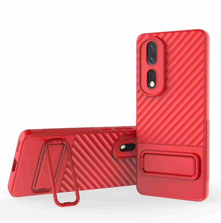 Wavy Texture TPU Phone Case with Lens Film, For Honor 80 5G, For Honor 80 Pro 5G, For Samsung Galaxy A14 5G, For Samsung Galaxy S23+ 5G