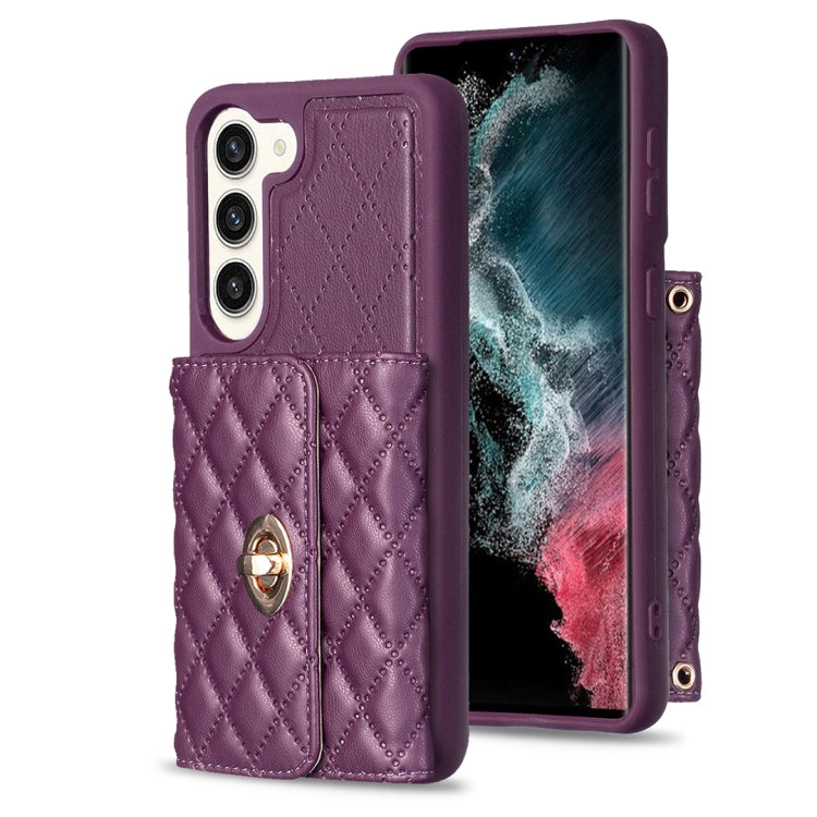 Horizontal Metal Buckle Wallet Rhombic Leather Phone Case, For Samsung Galaxy S23+ 5G, For Samsung Galaxy S23 Ultra 5G, For Samsung Galaxy S22 Ultra 5G, For Samsung Galaxy S21 FE 5G, For Samsung Galaxy A12, For Samsung Galaxy A13 4G                    ...