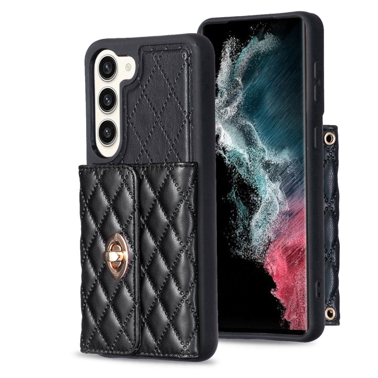 Horizontal Metal Buckle Wallet Rhombic Leather Phone Case, For Samsung Galaxy S23+ 5G, For Samsung Galaxy S23 Ultra 5G, For Samsung Galaxy S22 Ultra 5G, For Samsung Galaxy S21 FE 5G, For Samsung Galaxy A12, For Samsung Galaxy A13 4G                    ...