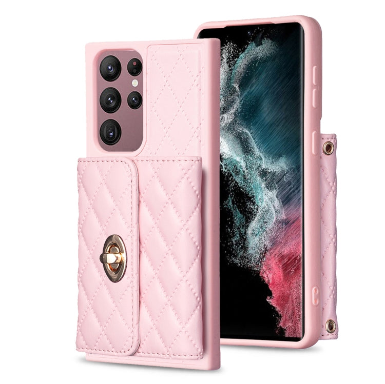 Horizontal Metal Buckle Wallet Rhombic Leather Phone Case, For Samsung Galaxy S23+ 5G, For Samsung Galaxy S23 Ultra 5G, For Samsung Galaxy S22 Ultra 5G, For Samsung Galaxy S21 FE 5G, For Samsung Galaxy A12, For Samsung Galaxy A13 4G                    ...