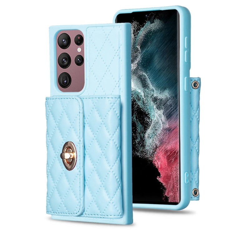 Horizontal Metal Buckle Wallet Rhombic Leather Phone Case, For Samsung Galaxy S23+ 5G, For Samsung Galaxy S23 Ultra 5G, For Samsung Galaxy S22 Ultra 5G, For Samsung Galaxy S21 FE 5G, For Samsung Galaxy A12, For Samsung Galaxy A13 4G                    ...