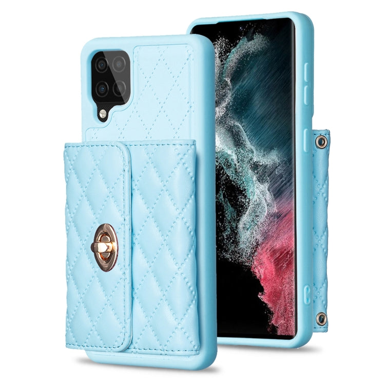Horizontal Metal Buckle Wallet Rhombic Leather Phone Case, For Samsung Galaxy S23+ 5G, For Samsung Galaxy S23 Ultra 5G, For Samsung Galaxy S22 Ultra 5G, For Samsung Galaxy S21 FE 5G, For Samsung Galaxy A12, For Samsung Galaxy A13 4G                    ...