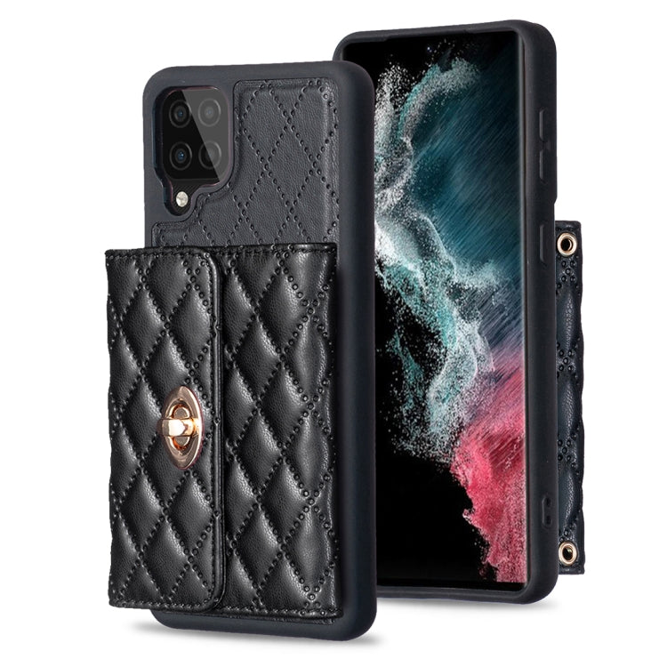 Horizontal Metal Buckle Wallet Rhombic Leather Phone Case, For Samsung Galaxy S23+ 5G, For Samsung Galaxy S23 Ultra 5G, For Samsung Galaxy S22 Ultra 5G, For Samsung Galaxy S21 FE 5G, For Samsung Galaxy A12, For Samsung Galaxy A13 4G                    ...