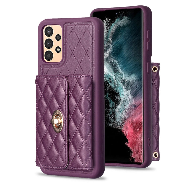 Horizontal Metal Buckle Wallet Rhombic Leather Phone Case, For Samsung Galaxy S23+ 5G, For Samsung Galaxy S23 Ultra 5G, For Samsung Galaxy S22 Ultra 5G, For Samsung Galaxy S21 FE 5G, For Samsung Galaxy A12, For Samsung Galaxy A13 4G                    ...