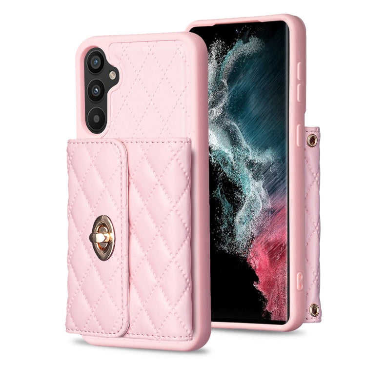 Horizontal Metal Buckle Wallet Rhombic Leather Phone Case, For Samsung Galaxy S23+ 5G, For Samsung Galaxy S23 Ultra 5G, For Samsung Galaxy S22 Ultra 5G, For Samsung Galaxy S21 FE 5G, For Samsung Galaxy A12, For Samsung Galaxy A13 4G                    ...