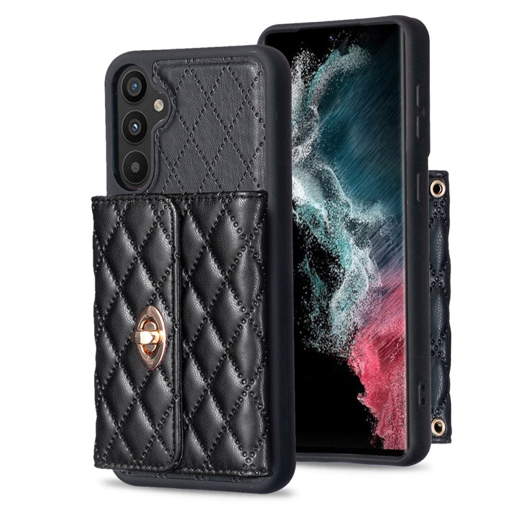 Horizontal Metal Buckle Wallet Rhombic Leather Phone Case, For Samsung Galaxy S23+ 5G, For Samsung Galaxy S23 Ultra 5G, For Samsung Galaxy S22 Ultra 5G, For Samsung Galaxy S21 FE 5G, For Samsung Galaxy A12, For Samsung Galaxy A13 4G                    ...