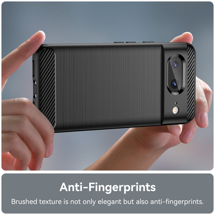 Carbon Fiber Brushed Texture TPU Case, For Google Pixel 8, For Google Pixel 8 Pro, For Xiaomi 13 Ultra