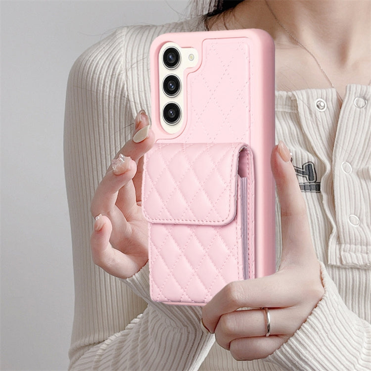 Vertical Wallet Rhombic Leather Phone Case, For Samsung Galaxy S23+ 5G, For Samsung Galaxy S23 Ultra 5G, For Samsung Galaxy S22 Ultra 5G, For Samsung Galaxy S21 FE 5G, For Samsung Galaxy A12, For Samsung Galaxy A13 4G, For Samsung Galaxy A34 5G        ...
