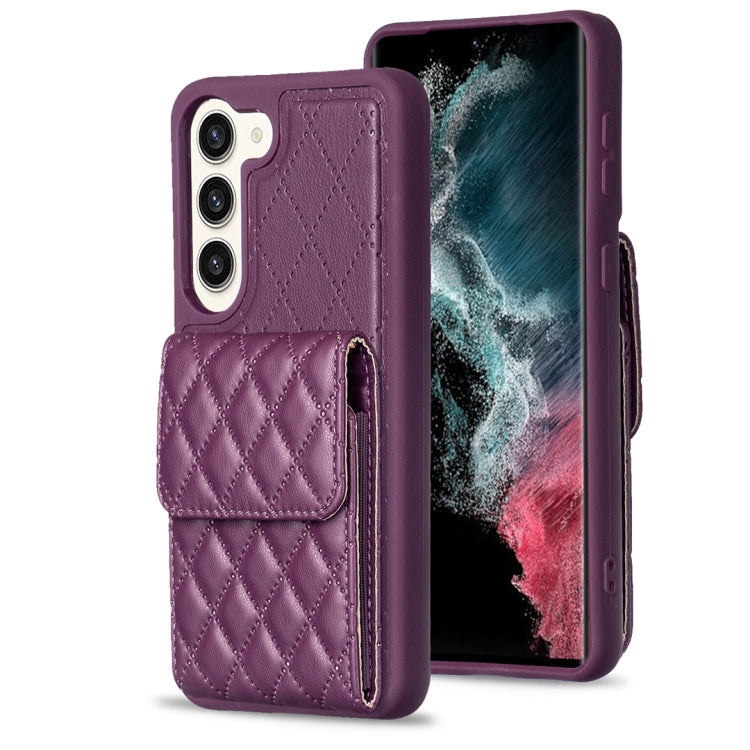 Vertical Wallet Rhombic Leather Phone Case, For Samsung Galaxy S23+ 5G, For Samsung Galaxy S23 Ultra 5G, For Samsung Galaxy S22 Ultra 5G, For Samsung Galaxy S21 FE 5G, For Samsung Galaxy A12, For Samsung Galaxy A13 4G, For Samsung Galaxy A34 5G        ...