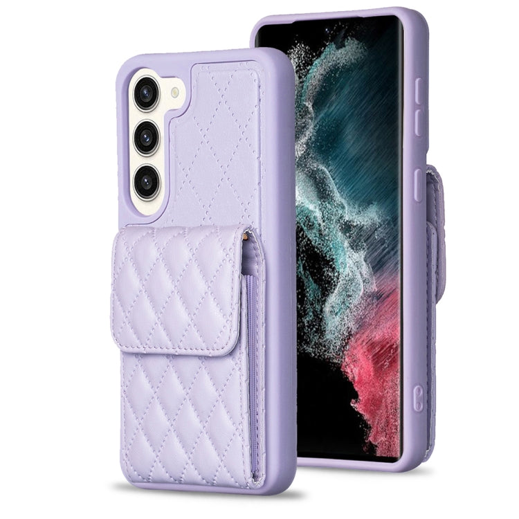 Vertical Wallet Rhombic Leather Phone Case, For Samsung Galaxy S23+ 5G, For Samsung Galaxy S23 Ultra 5G, For Samsung Galaxy S22 Ultra 5G, For Samsung Galaxy S21 FE 5G, For Samsung Galaxy A12, For Samsung Galaxy A13 4G, For Samsung Galaxy A34 5G        ...