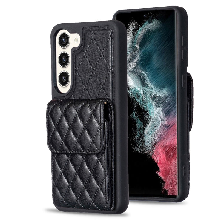 Vertical Wallet Rhombic Leather Phone Case, For Samsung Galaxy S23+ 5G, For Samsung Galaxy S23 Ultra 5G, For Samsung Galaxy S22 Ultra 5G, For Samsung Galaxy S21 FE 5G, For Samsung Galaxy A12, For Samsung Galaxy A13 4G, For Samsung Galaxy A34 5G        ...