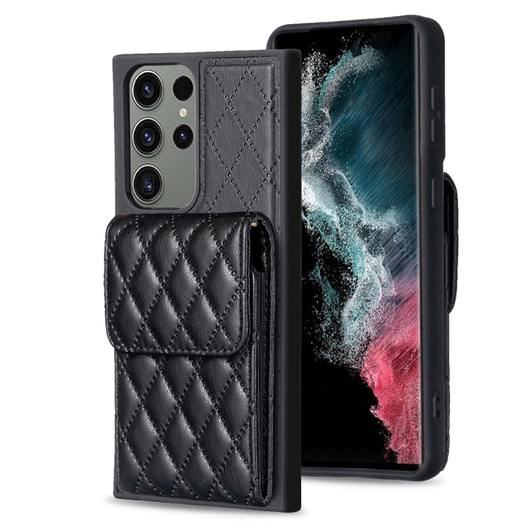 Vertical Wallet Rhombic Leather Phone Case, For Samsung Galaxy S23+ 5G, For Samsung Galaxy S23 Ultra 5G, For Samsung Galaxy S22 Ultra 5G, For Samsung Galaxy S21 FE 5G, For Samsung Galaxy A12, For Samsung Galaxy A13 4G, For Samsung Galaxy A34 5G        ...