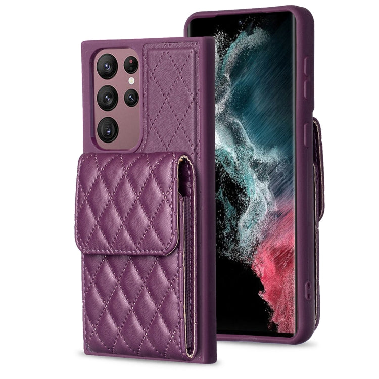 Vertical Wallet Rhombic Leather Phone Case, For Samsung Galaxy S23+ 5G, For Samsung Galaxy S23 Ultra 5G, For Samsung Galaxy S22 Ultra 5G, For Samsung Galaxy S21 FE 5G, For Samsung Galaxy A12, For Samsung Galaxy A13 4G, For Samsung Galaxy A34 5G        ...